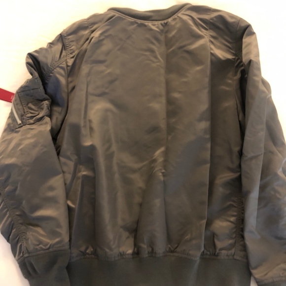 Grey Alpha Industries Bomber - Picture 3 of 4